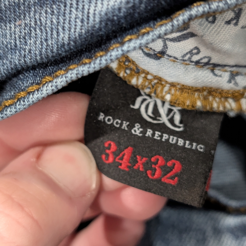 Men's Blue Jeans - Picture 4 of 4